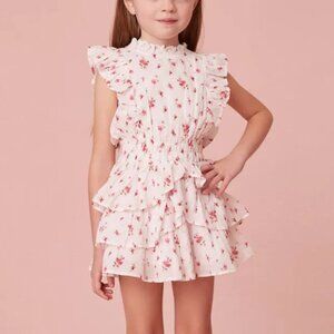 NWOT LoveShackFancy Girls Decker Floral Dress 7/8